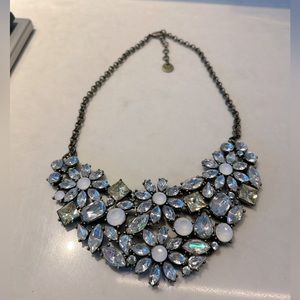 Cluster Rhinestone Necklace